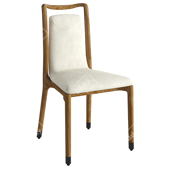 Modern Giorgetti Ibla Chairs 3D model image 2