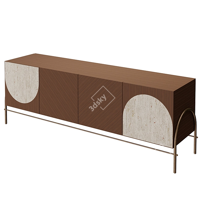 ALMA L Identity Collection Nightstand 3D model image 2