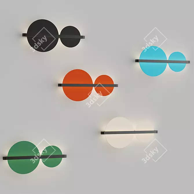 Liberty Wall Collection Lamp 3D model image 3
