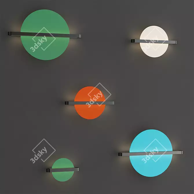 Liberty Wall Collection Lamp 3D model image 4