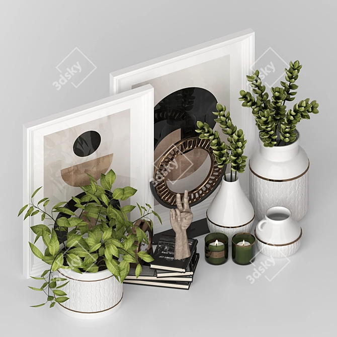 Antialiasing Decor Model - Stack Not Collapsed 3D model image 2