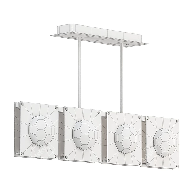Rochillon Pendant Light Fixture 3D model image 3