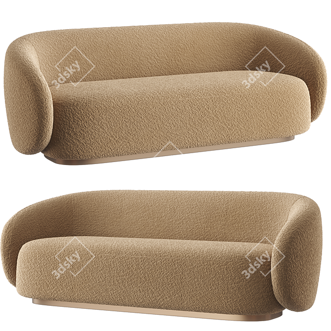Eichholtz Brice Modern Sofa Gray 3D model image 1