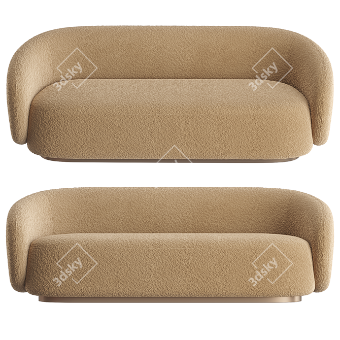 Eichholtz Brice Modern Sofa Gray 3D model image 2