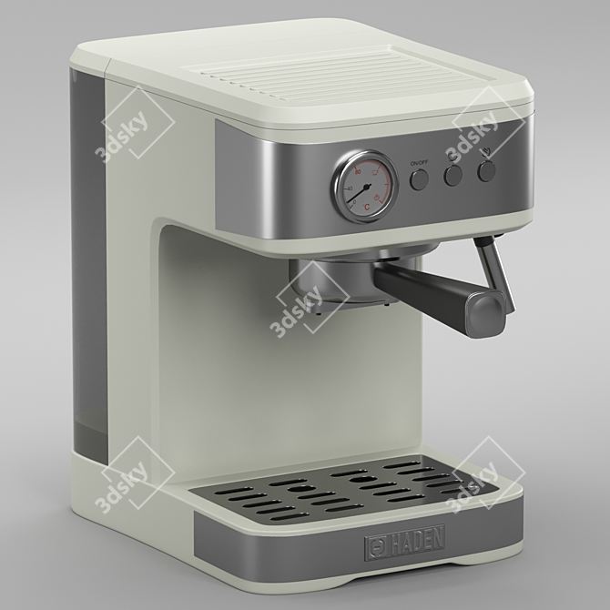 Stylish Espresso Maker, 3-in-1 3D model image 11