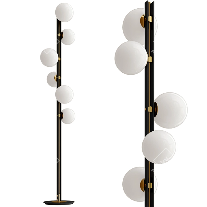 Studio Kronos Design Tall Planter 3D model image 1