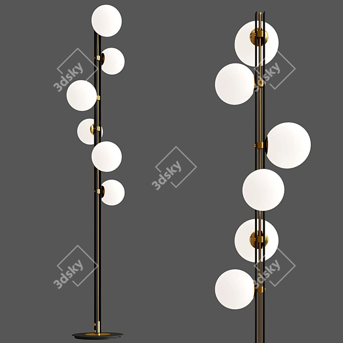Studio Kronos Design Tall Planter 3D model image 2
