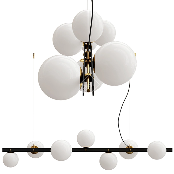 Sleek Planeta S Console Table 3D model image 4