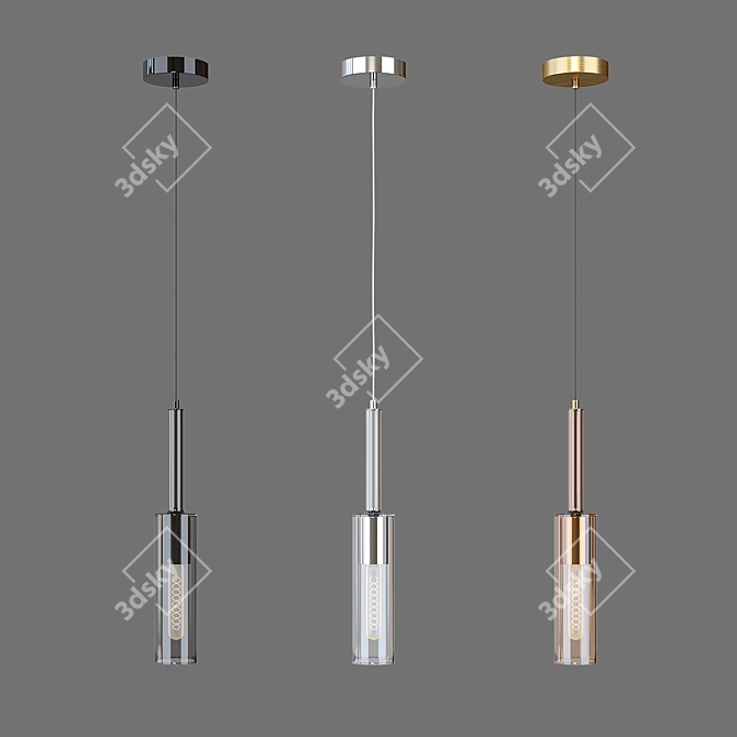 Eurosvet Graf Pendant Light 3D model image 2