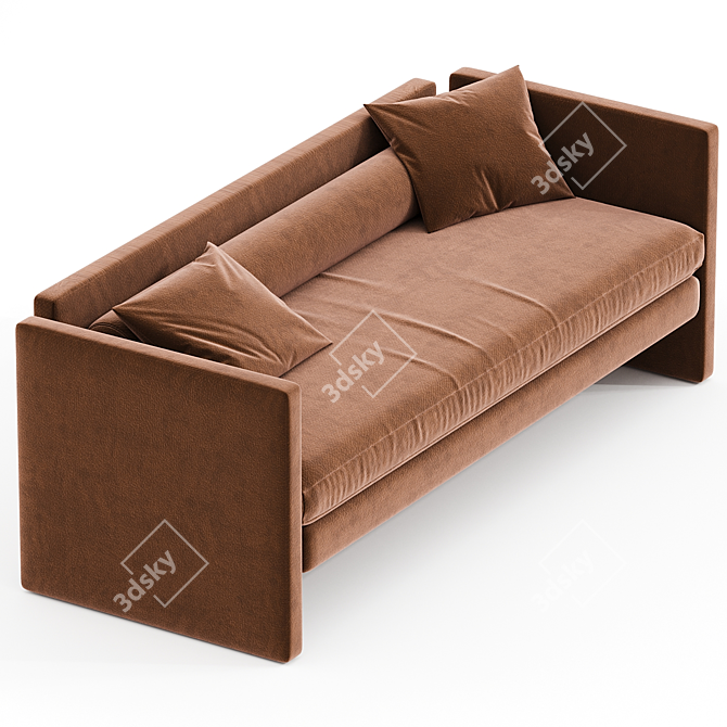 Modern Modular Segment Sofa 3D model image 2