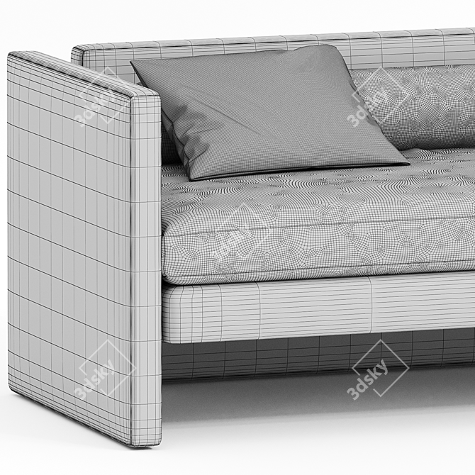 Modern Modular Segment Sofa 3D model image 3