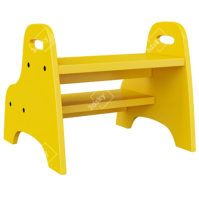 Trogen Child Step Stool 3D model image 2