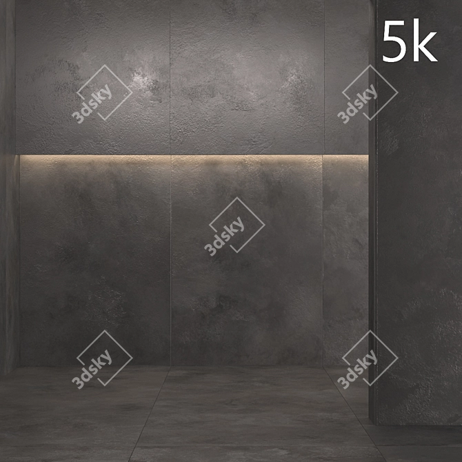 Laminam OSSIDO VERDERAME Porcelain Tile 3D model image 4