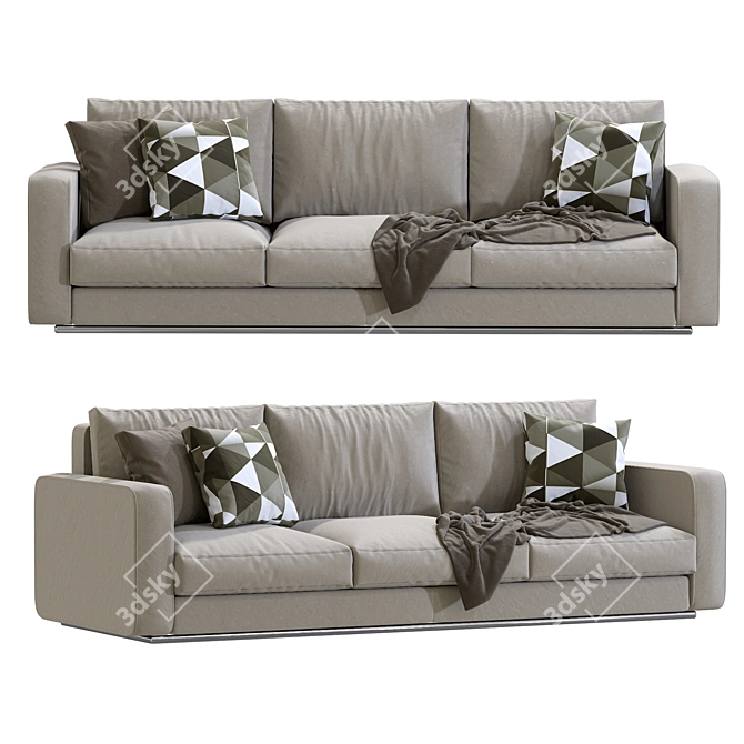 Modern Modular Sofa Design 2013 3D model image 1