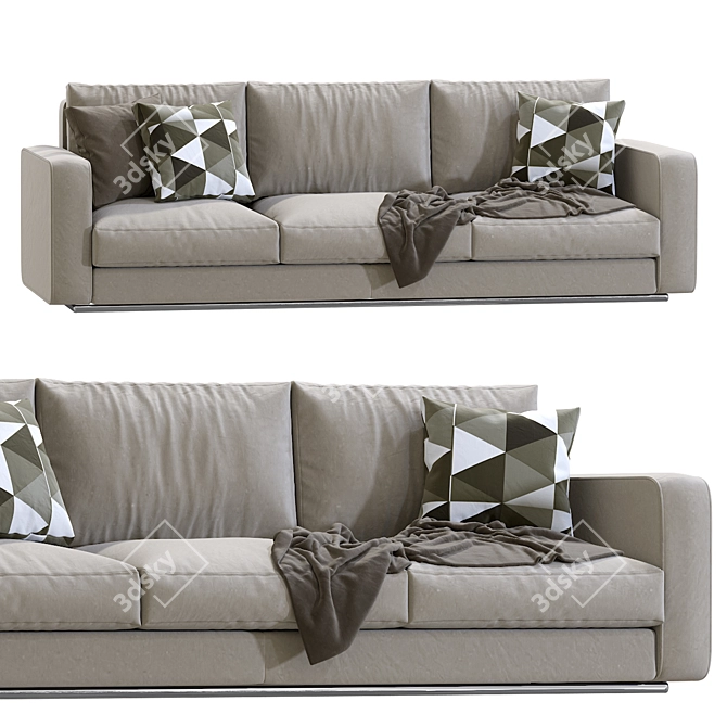 Modern Modular Sofa Design 2013 3D model image 2