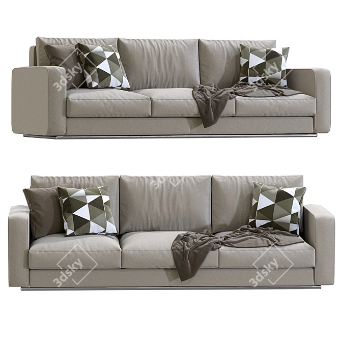 Modern Modular Sofa Design 2013 3D model image 3