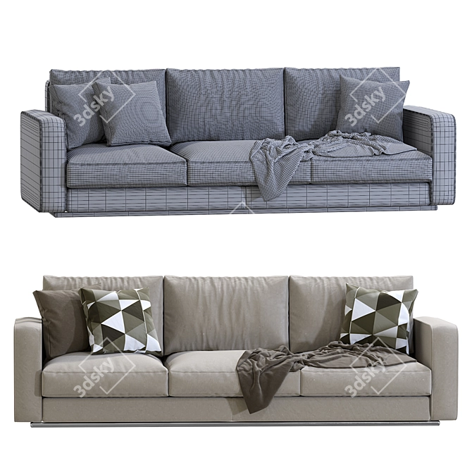 Modern Modular Sofa Design 2013 3D model image 5