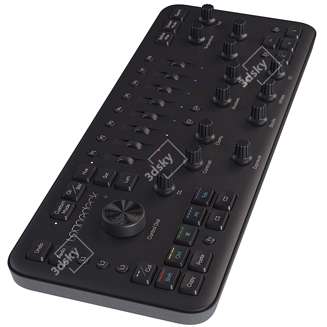 Advanced Editing Console: Loupedeck + 3D model image 3