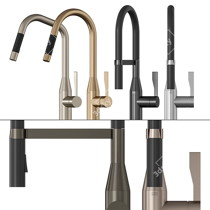 Dornbracht Sync Kitchen Faucet 3D model image 1