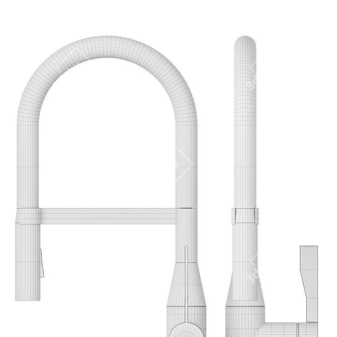 Dornbracht Sync Kitchen Faucet 3D model image 4