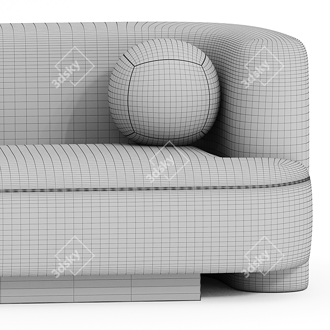 Sleek POP Sofa Design 3D model image 3