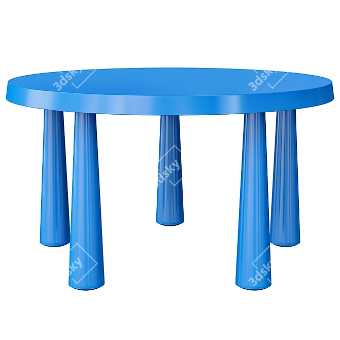 Mammut Children's Round Table 3D model image 1