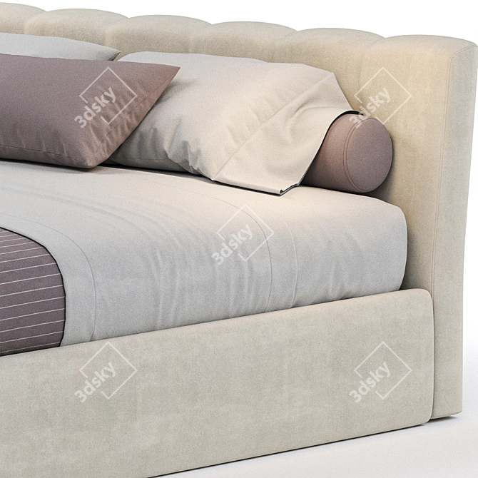 Modern NORMA Bed Design 3D model image 3