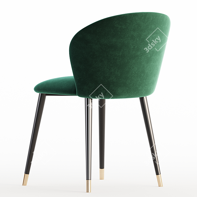 Modern Designer Dining Chair Volante 3D model image 5