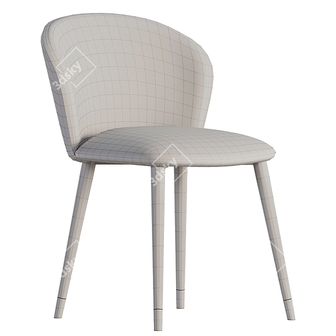 Modern Designer Dining Chair Volante 3D model image 6