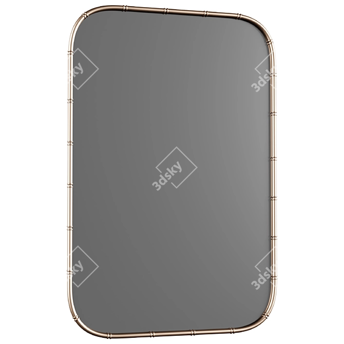 Authentic Malay Mirror Furniture 3D model image 1