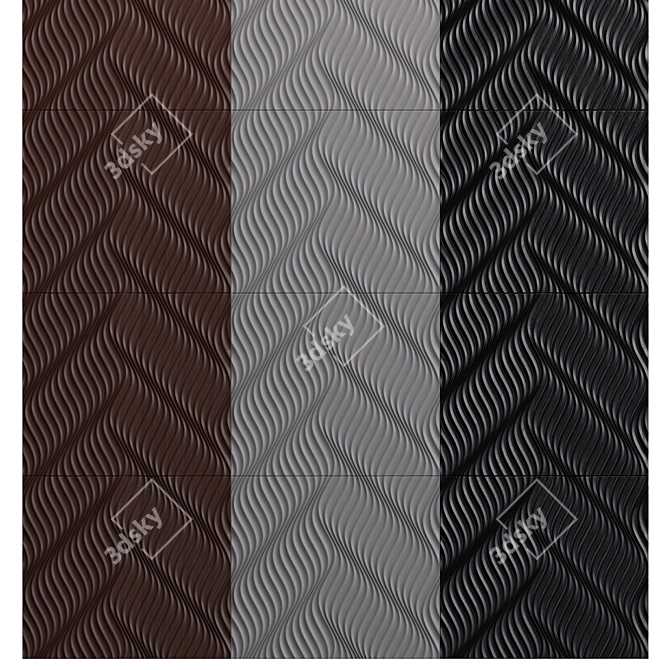 Versatile 3D Panel Design 3D model image 4