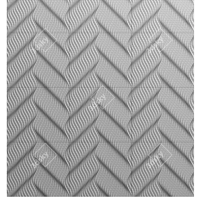 Versatile 3D Panel Design 3D model image 5