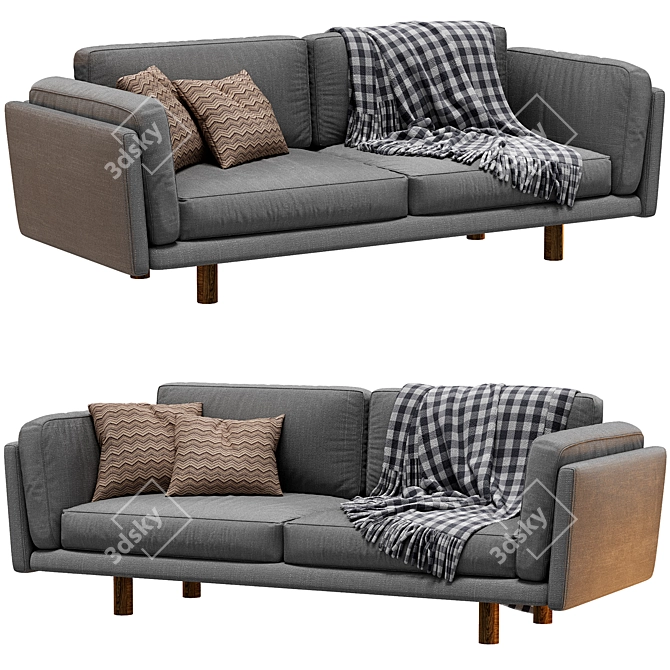 Fredericia Divan Sofa - Modern Elegance 3D model image 1