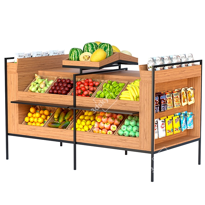 Fruit & Produce Display 3D Models 3D model image 1