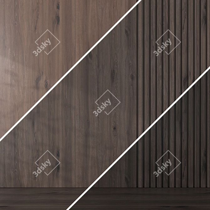 Oak Textures Bundle 042 3D model image 5