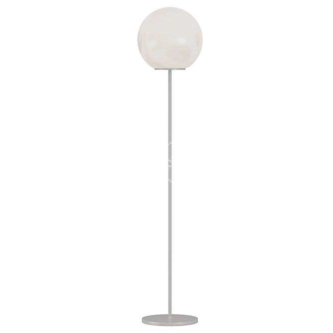 Modern Spherical Floor Lamp 3D model image 1