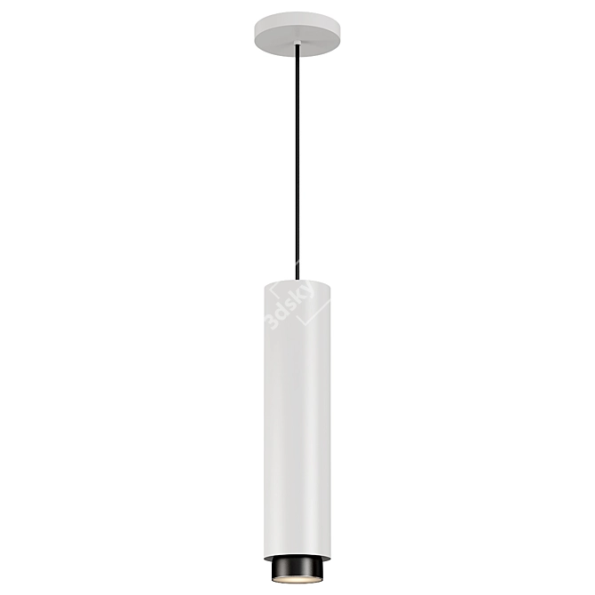 Sleek Modern Pendant Light 3D model image 1