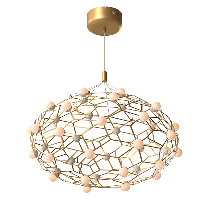 Freya Sheila LED Pendant Light 3D model image 2