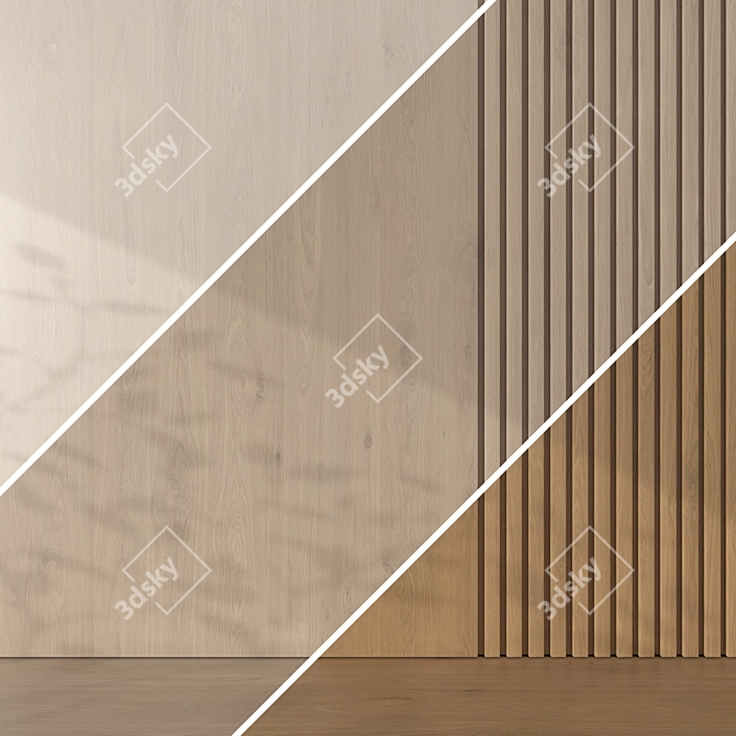  Seamless Oak Textures Collection 3D model image 2