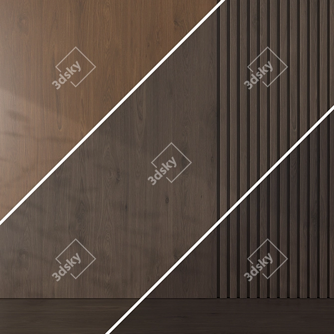  Seamless Oak Textures Collection 3D model image 4