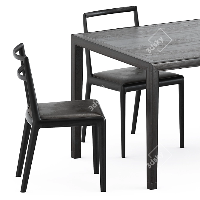 Minimalist Furniture Set by Timeandstyle 3D model image 2