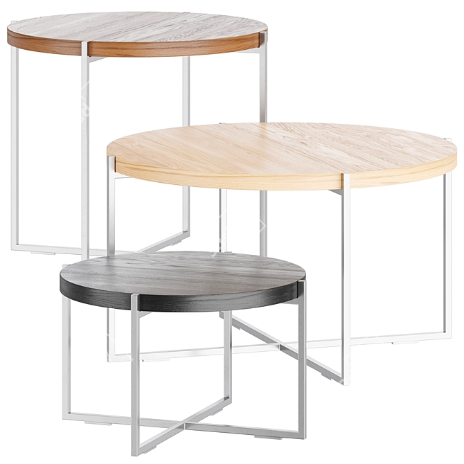 Modern AND TABLE byfurniture 3D model image 1