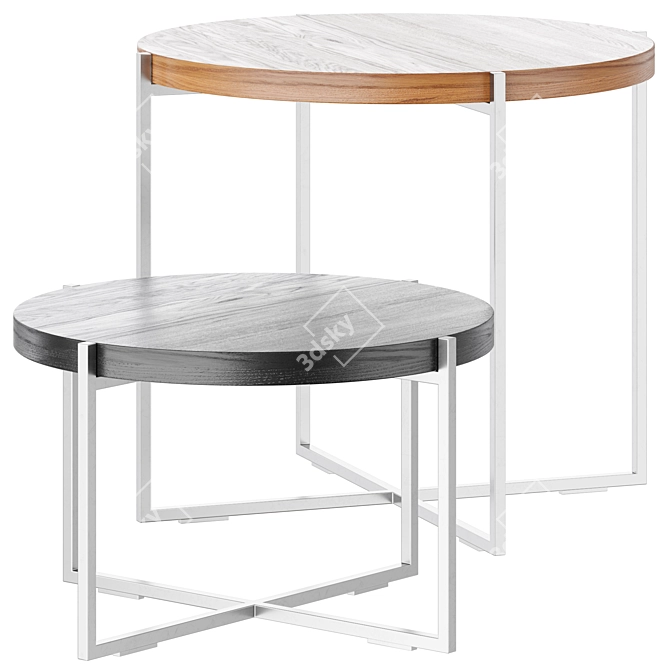 Modern AND TABLE byfurniture 3D model image 2