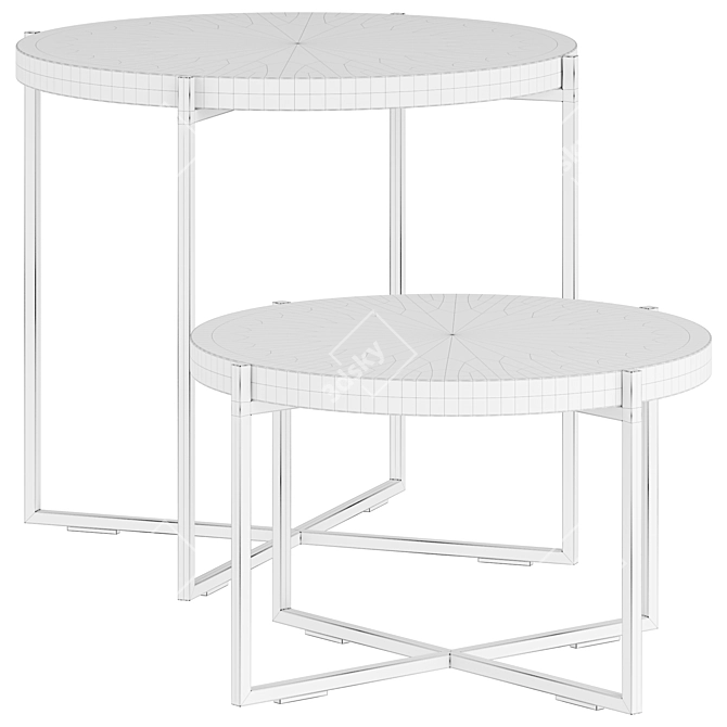 Modern AND TABLE byfurniture 3D model image 3