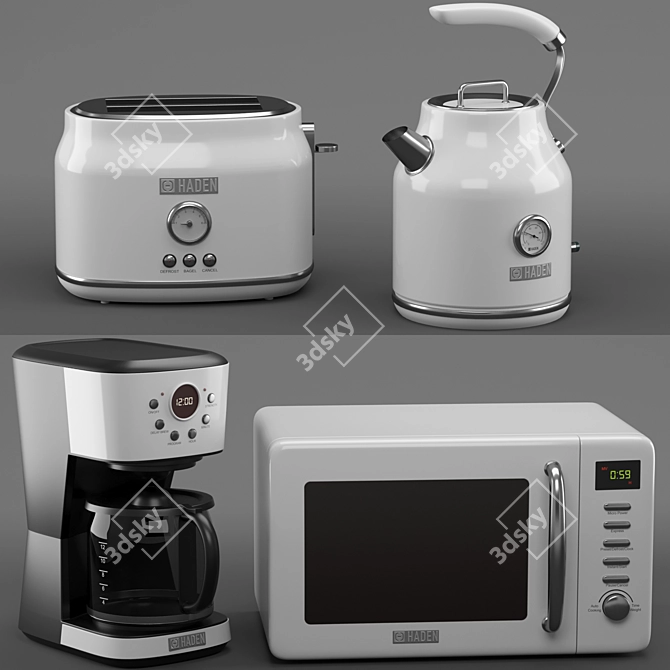 Multifunctional Kitchen Appliance Collection 3D model image 6