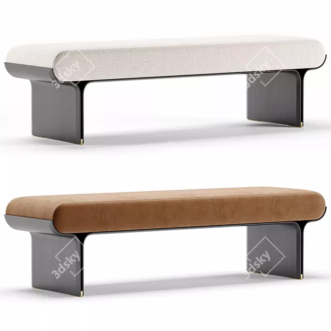  Galotti&Radice Stami Indoor Bench 3D model image 2