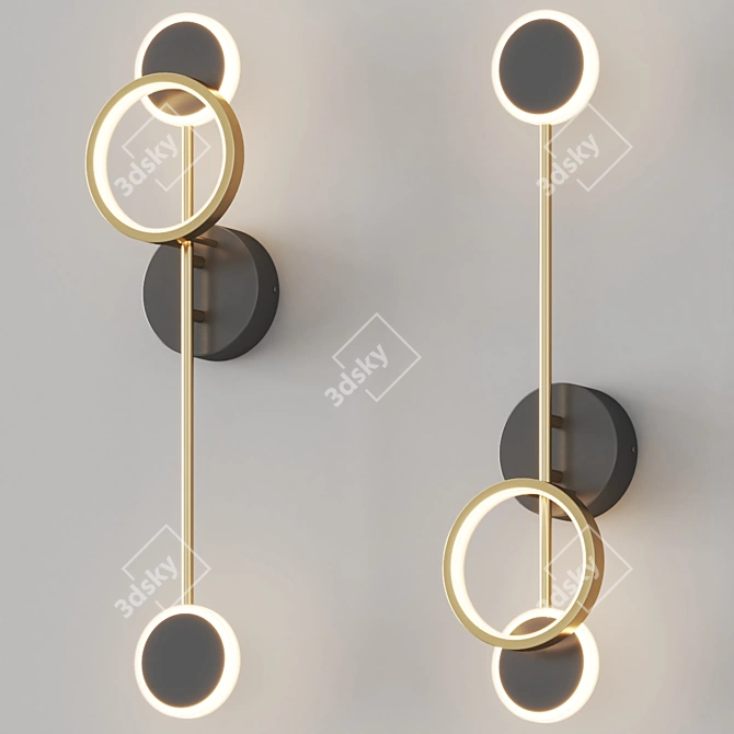 Denzel 4321 Wall Sconce 3D model image 1