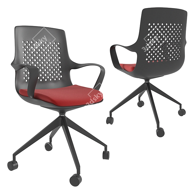 Modern Office Chair - Tara 3D model image 1