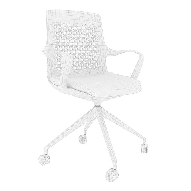 Modern Office Chair - Tara 3D model image 6