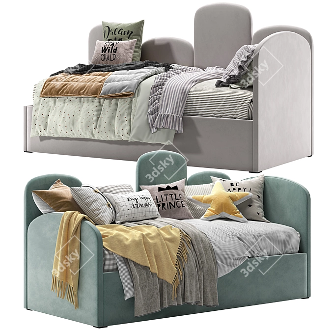 WildBerries Bed: Modern and Stylish 3D model image 4